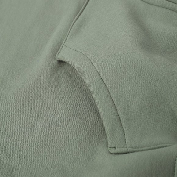 Fear Of God Essentials Fleece Zip Green Hoodie - Picture 3 of 14